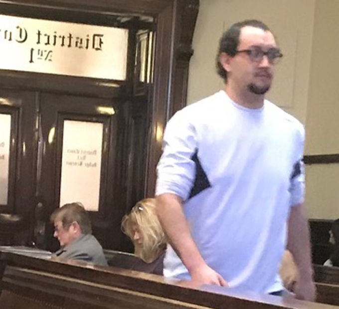 Aaron Navarro in court